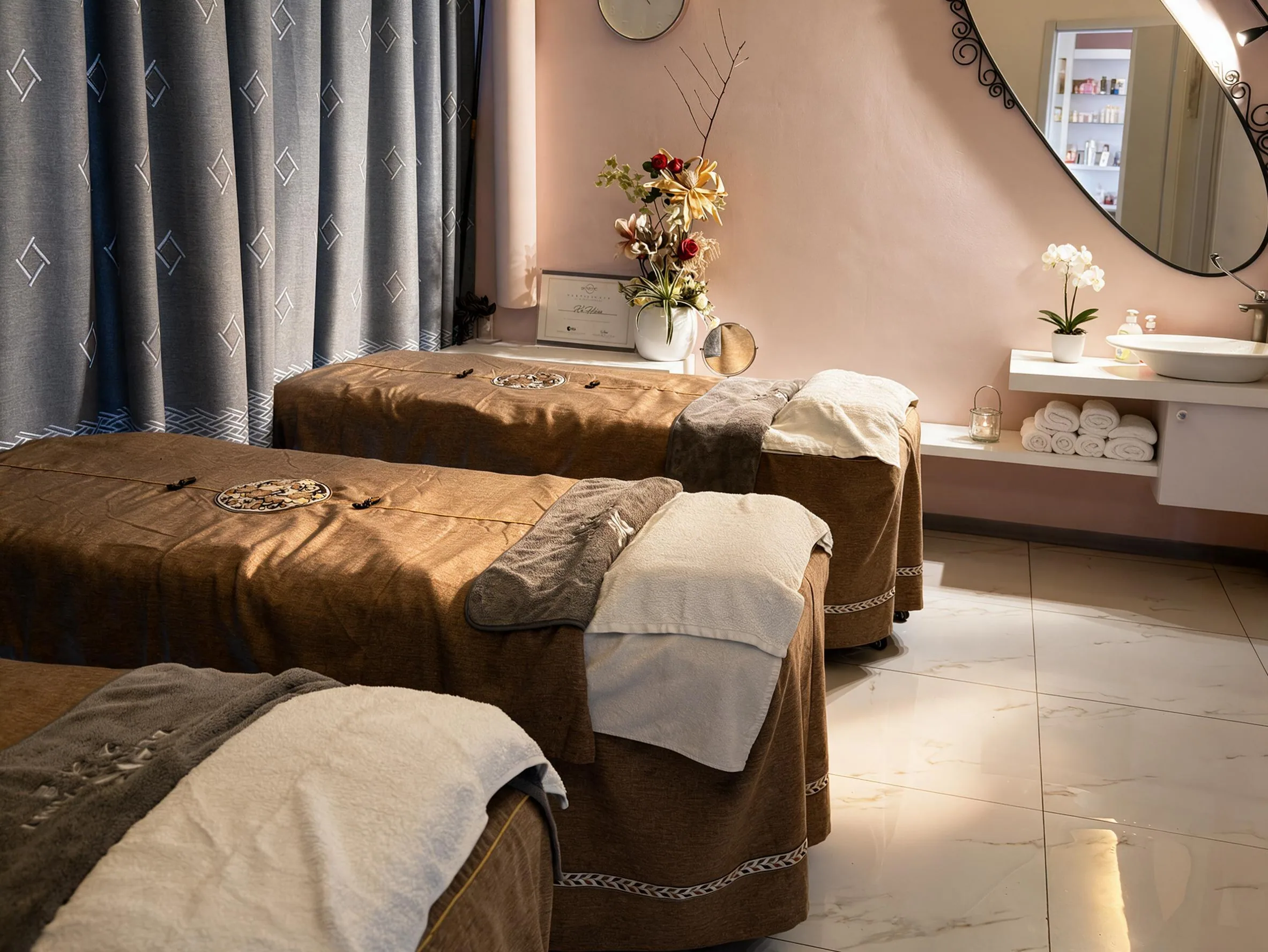La cabina a due lettini
