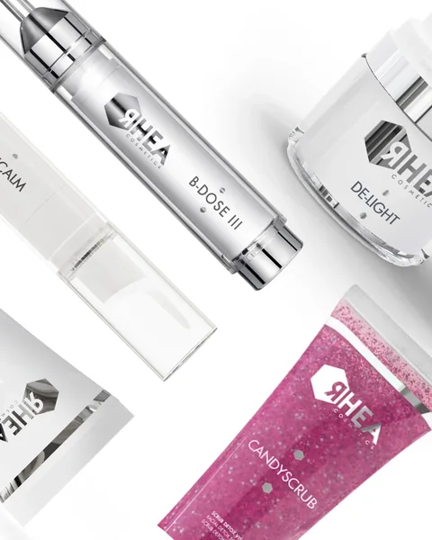 Prodotti RHEA · foto RHEA Cosmetics